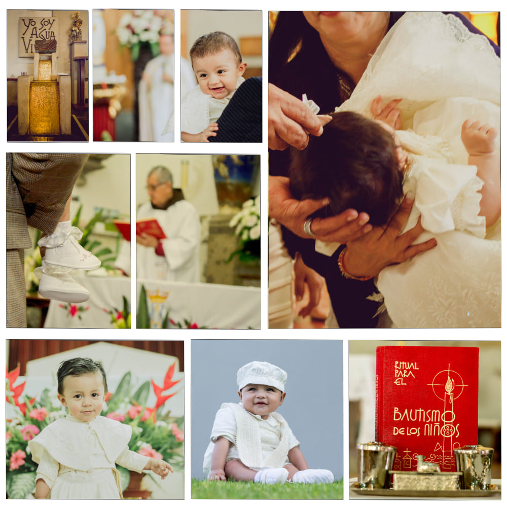 Fotografia de bautizo en guadalajara